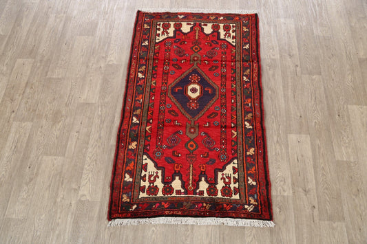 Tribal Hamedan Persian Area Rug 3x5