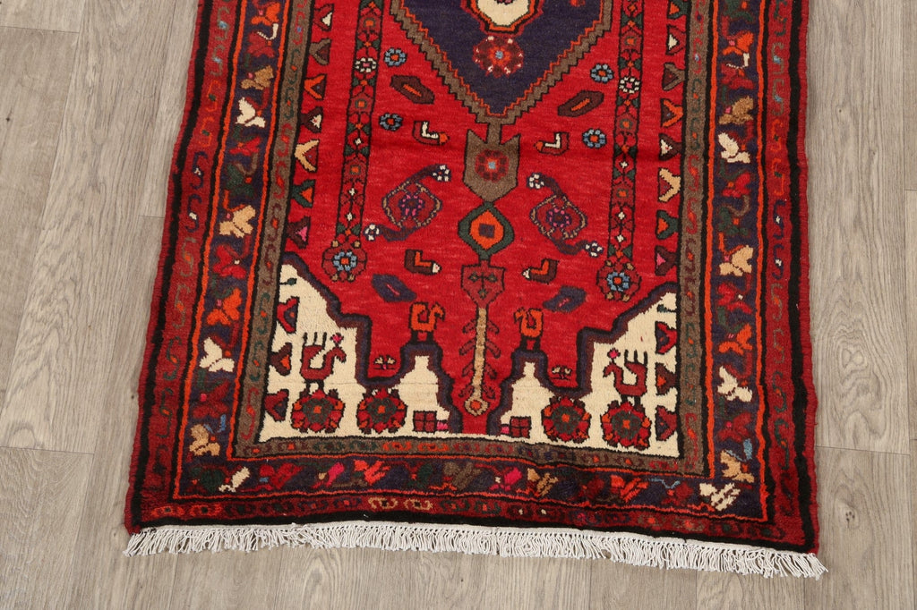 Tribal Hamedan Persian Area Rug 3x5