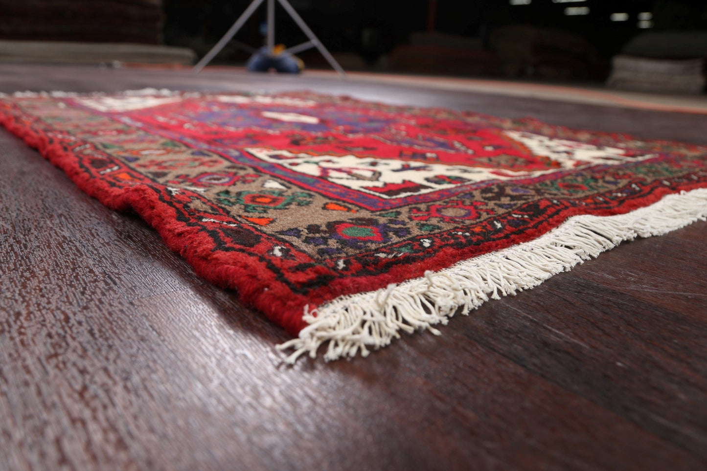 Tribal Hamedan Persian Area Rug 3x5