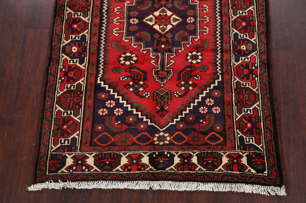 Tribal Geometric Hamedan Persian Area Rug 3x5