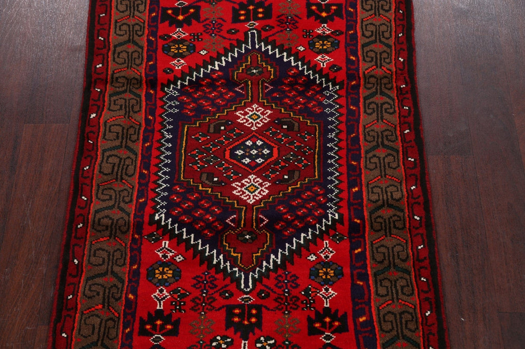 Tribal Hamedan Persian Area Rug 3x5