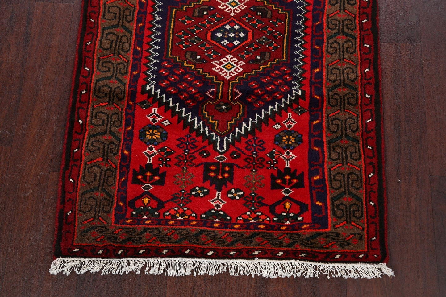 Tribal Hamedan Persian Area Rug 3x5