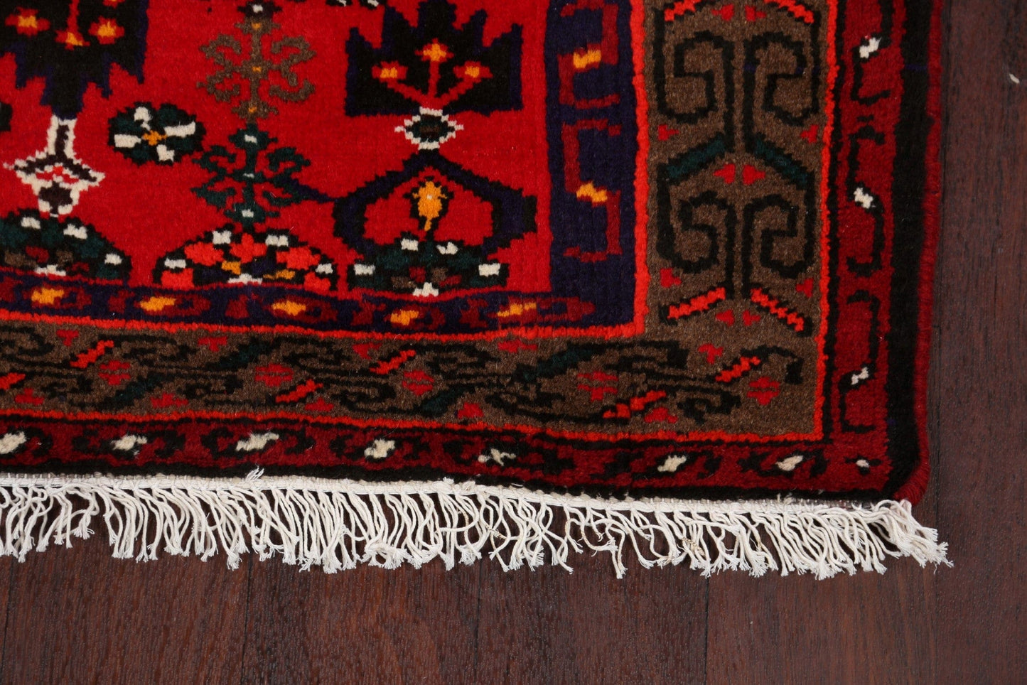 Tribal Hamedan Persian Area Rug 3x5