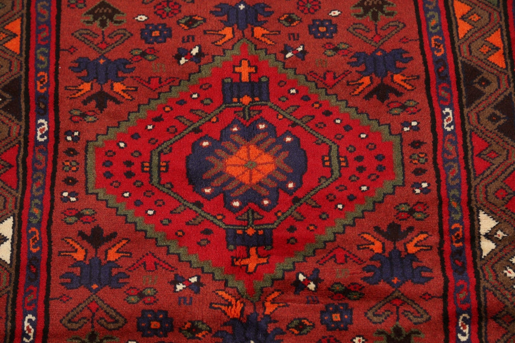 Tribal Hamedan Persian Area Rug 3x5