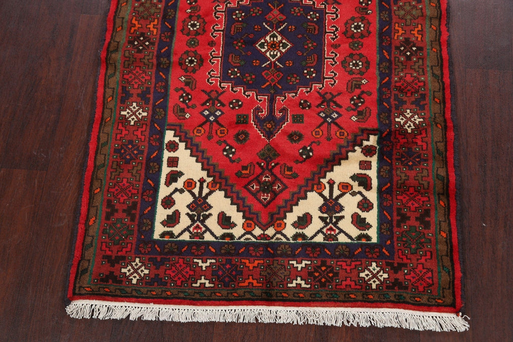 Tribal Hamedan Persian Area Rug 3x5