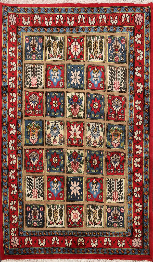 Garden Design Bakhtiari Persian Area Rug 4x5