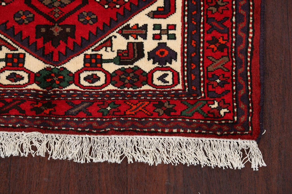 Tribal Hamedan Persian Area Rug 3x5