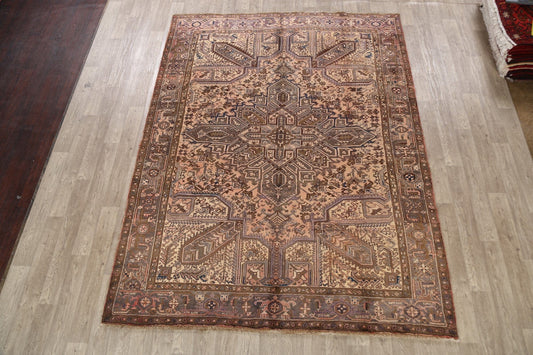 Geometric Heriz Persian Area Rug 8x10