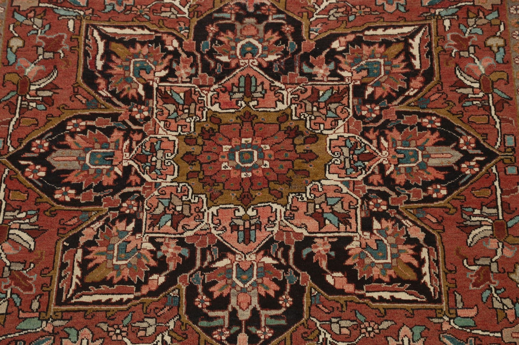 Geometric Heriz Persian Area Rug 7x10