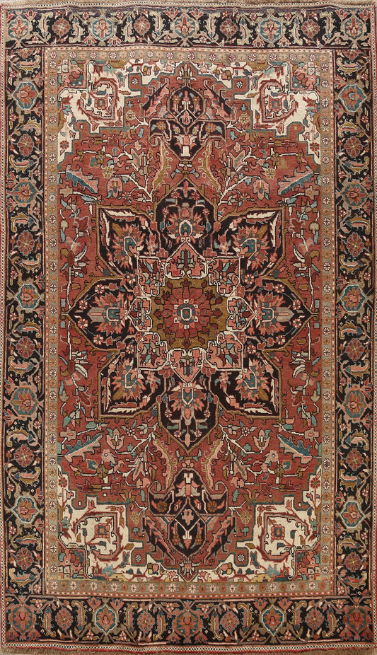 Geometric Heriz Persian Area Rug 7x10