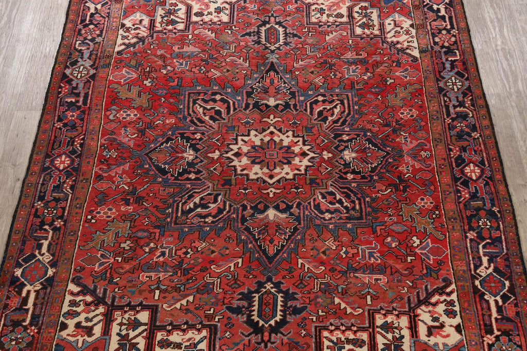 Geometric Heriz Persian Area Rug 8x11