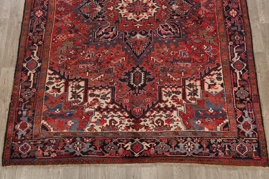 Geometric Heriz Persian Area Rug 8x11