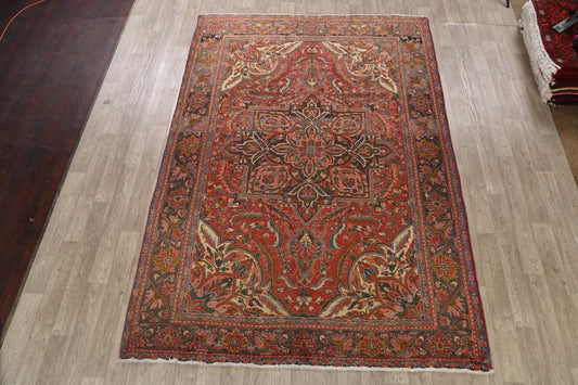 Geometric Heriz Persian Area Rug 8x11