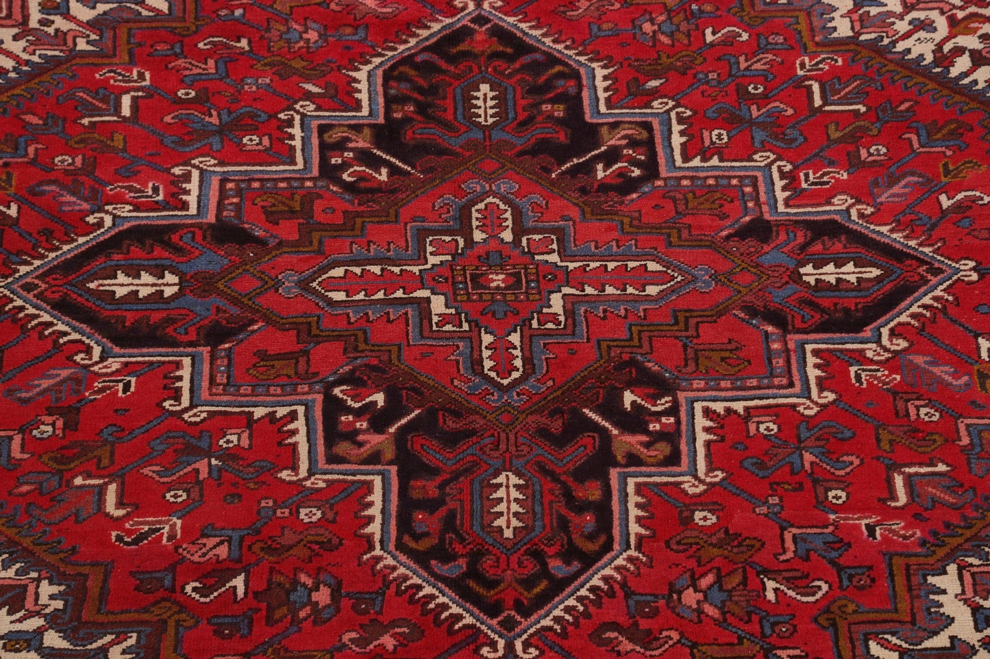 Geometric Heriz Persian Area Rug 8x11