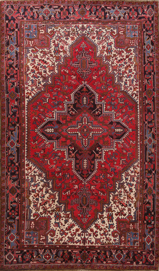 Geometric Heriz Persian Area Rug 8x11