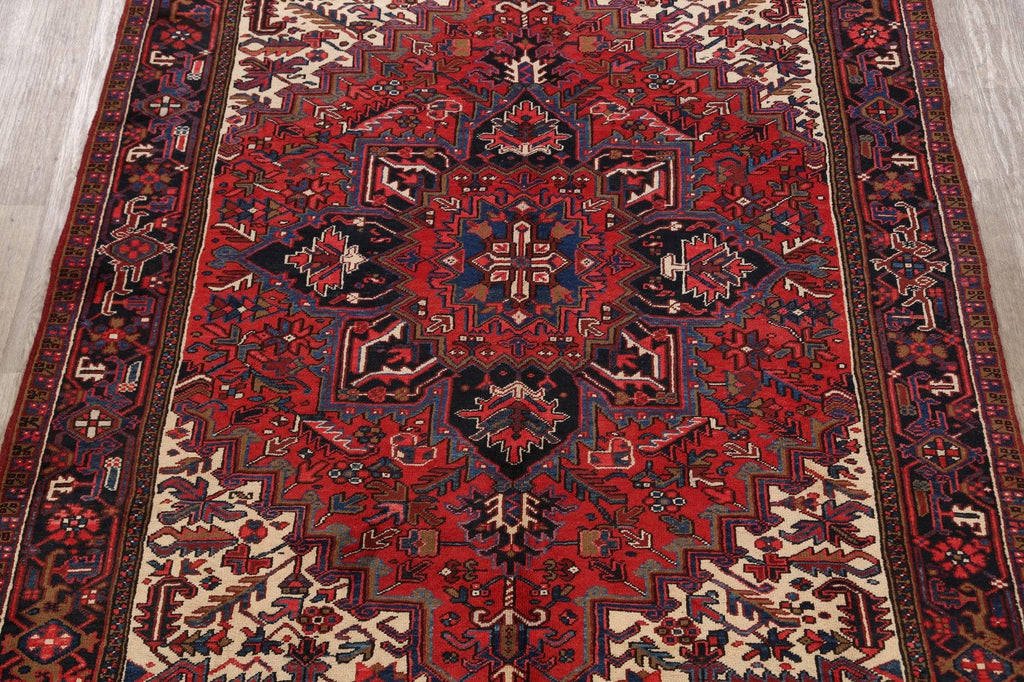 Geometric Heriz Persian Area Rug 8x11