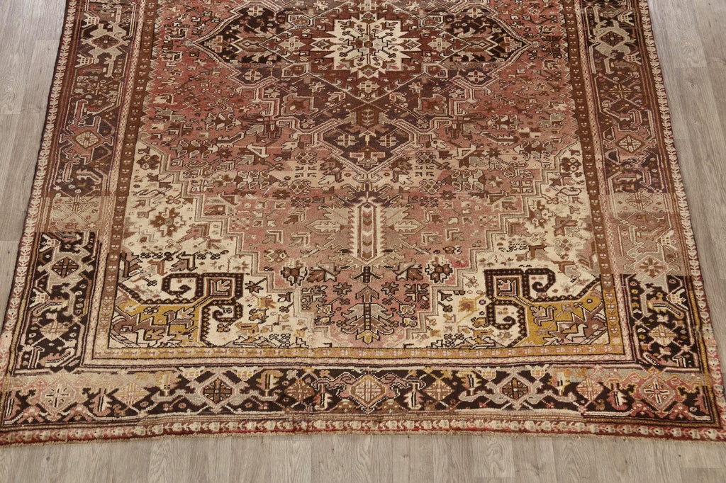 Geometric Heriz Persian Area Rug 9x11