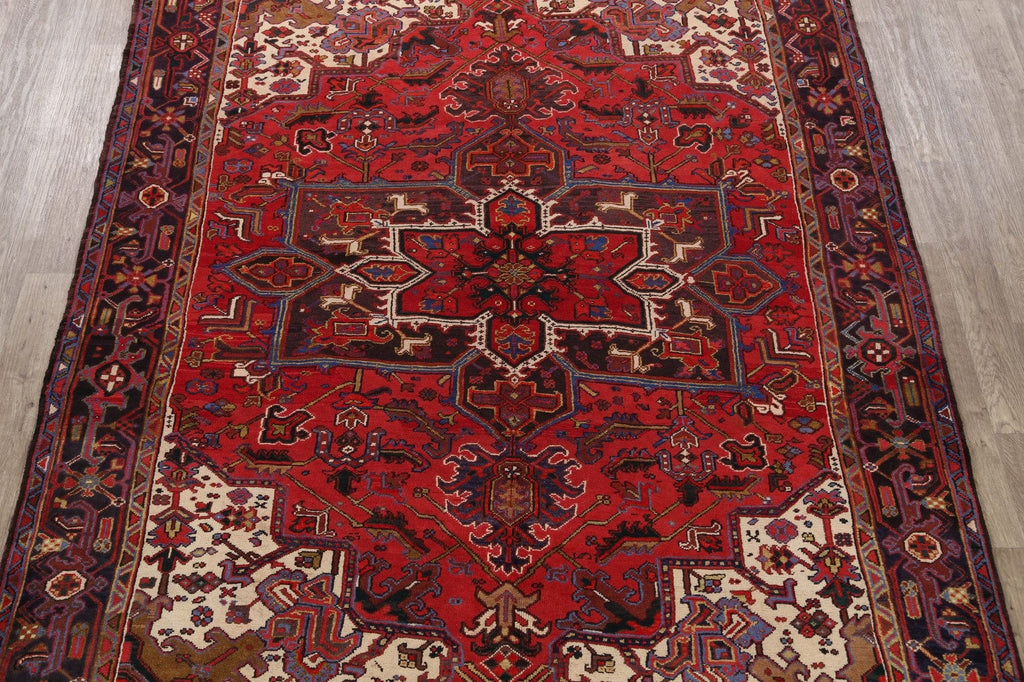 Geometric Heriz Persian Area Rug 8x11