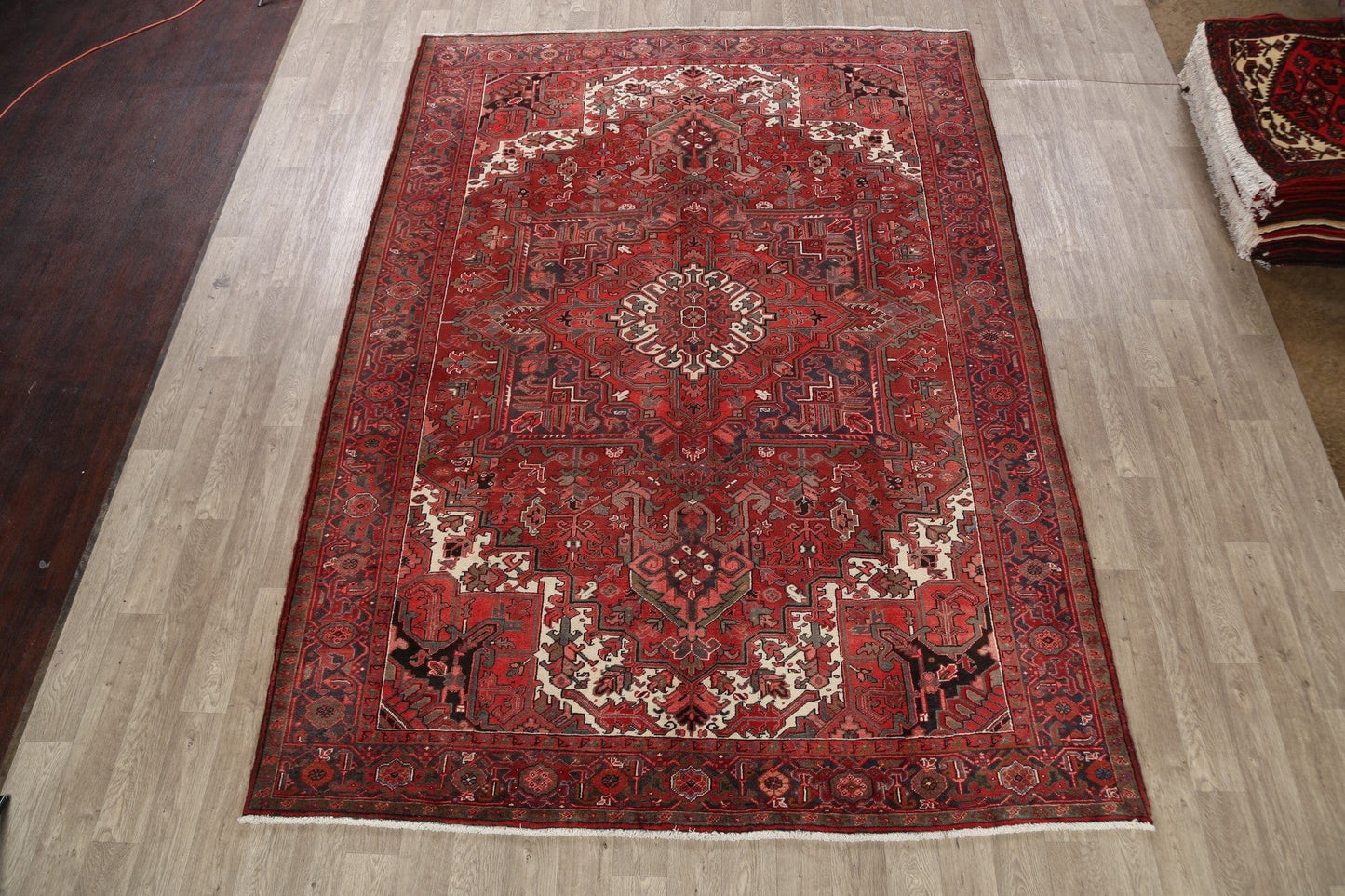 Geometric Heriz Persian Area Rug 8x12