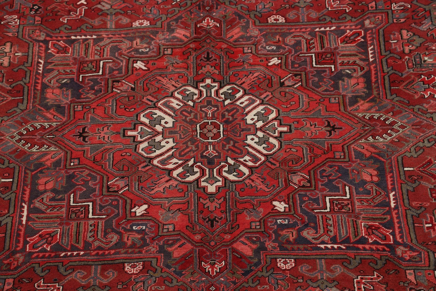 Geometric Heriz Persian Area Rug 8x12