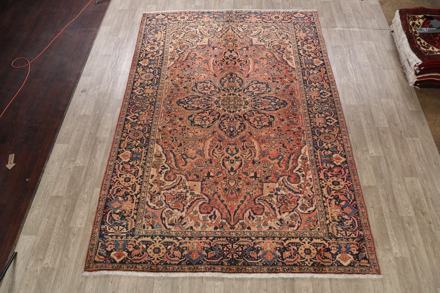 Floral Heriz Persian Area Rug 8x12