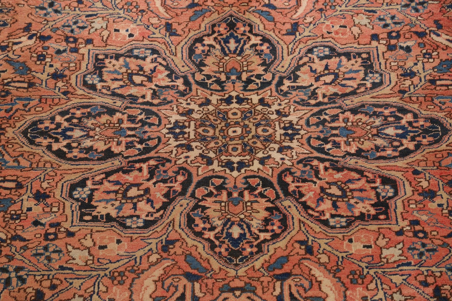 Floral Heriz Persian Area Rug 8x12