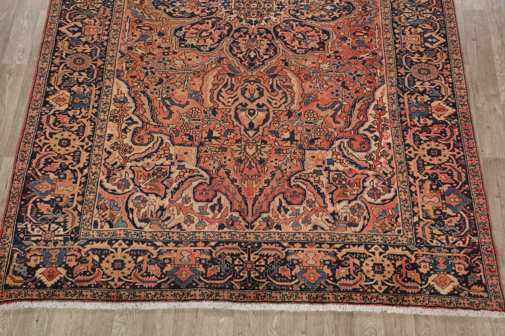 Floral Heriz Persian Area Rug 8x12