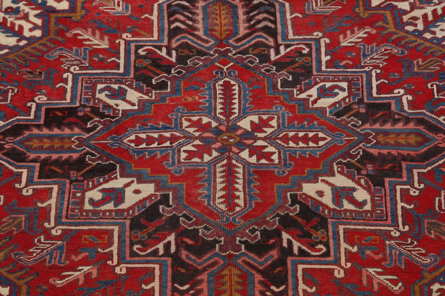 Geometric Heriz Persian Area Rug 8x11