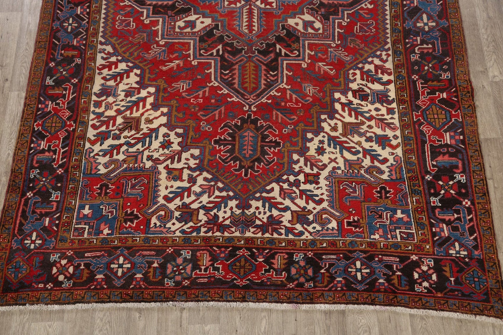 Geometric Heriz Persian Area Rug 8x11