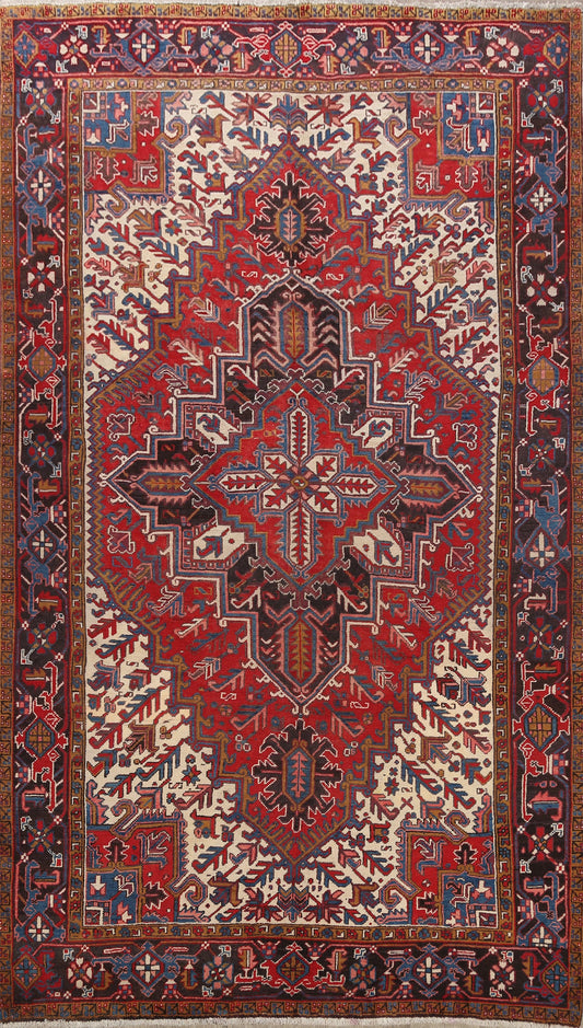 Geometric Heriz Persian Area Rug 8x11