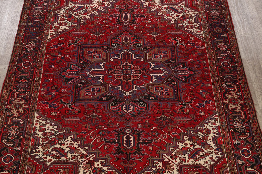 Geometric Heriz Persian Area Rug 8x11