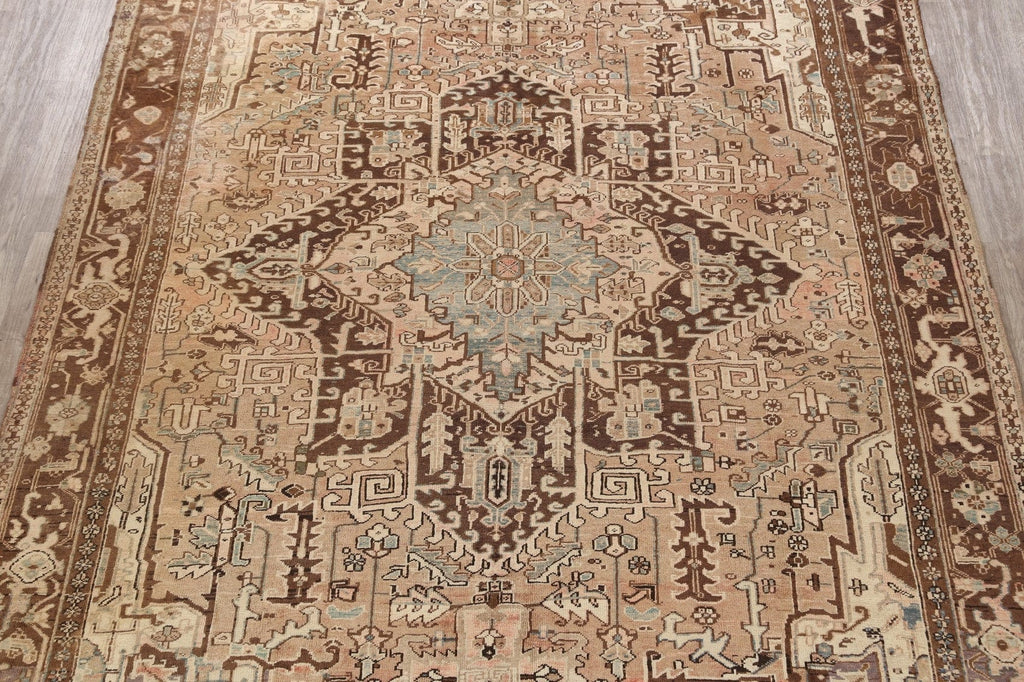 Geometric Heriz Persian Area Rug 9x12