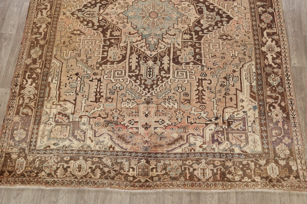 Geometric Heriz Persian Area Rug 9x12