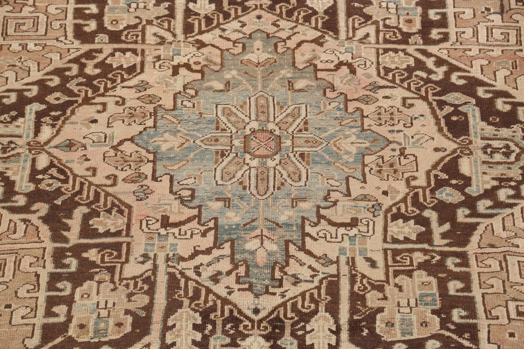 Geometric Heriz Persian Area Rug 9x12