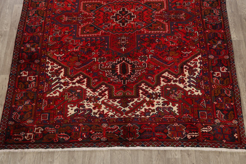 Geometric Heriz Persian Area Rug 9x11