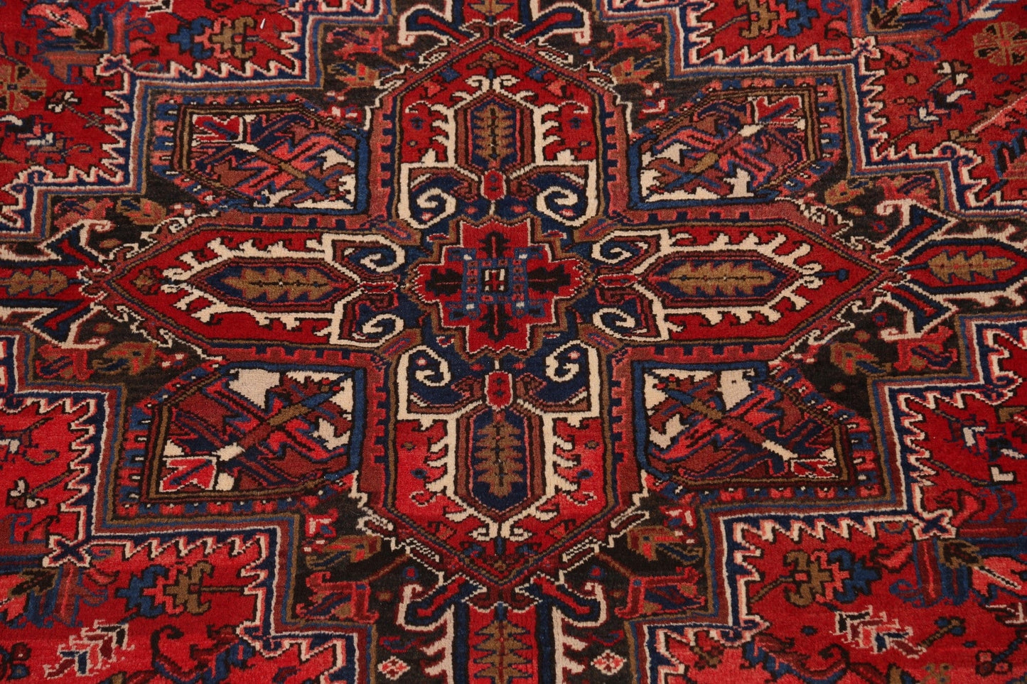 Geometric Heriz Persian Area Rug 8x11