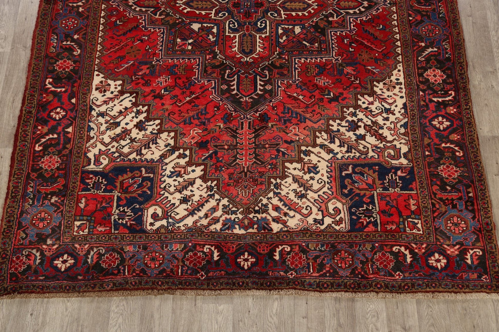 Geometric Heriz Persian Area Rug 8x11