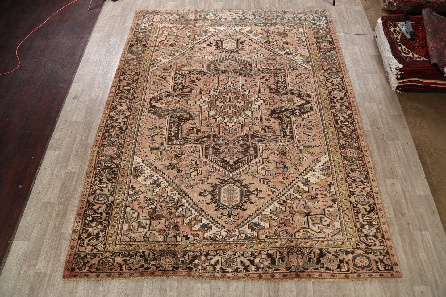 Geometric Heriz Persian Area Rug 10x12