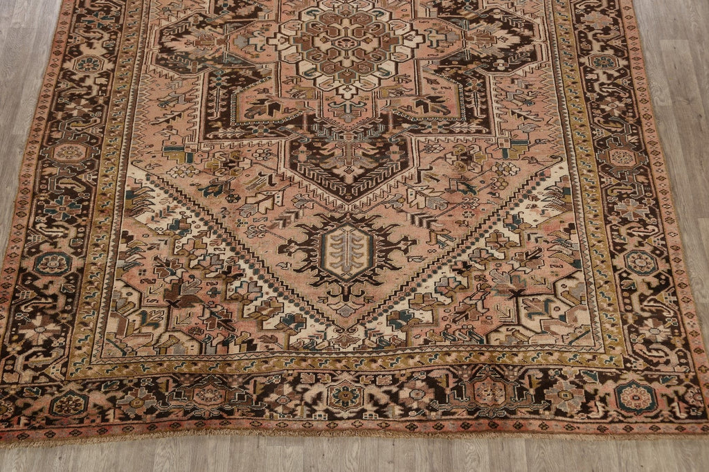 Geometric Heriz Persian Area Rug 10x12