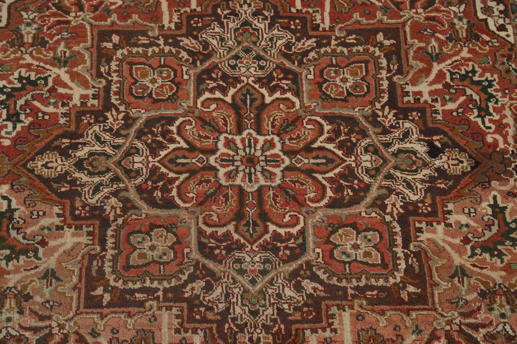 Geometric Heriz Persian Area Rug 7x9