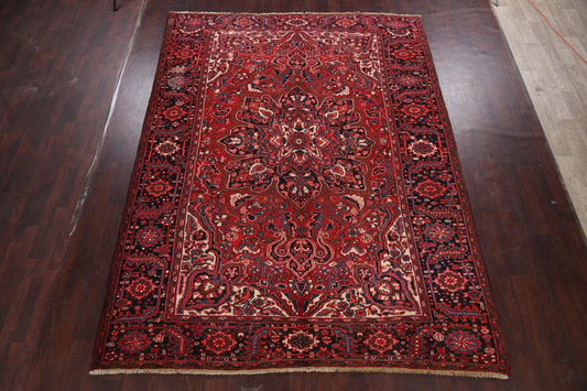 Geometric Heriz Persian Area Rug 9x11