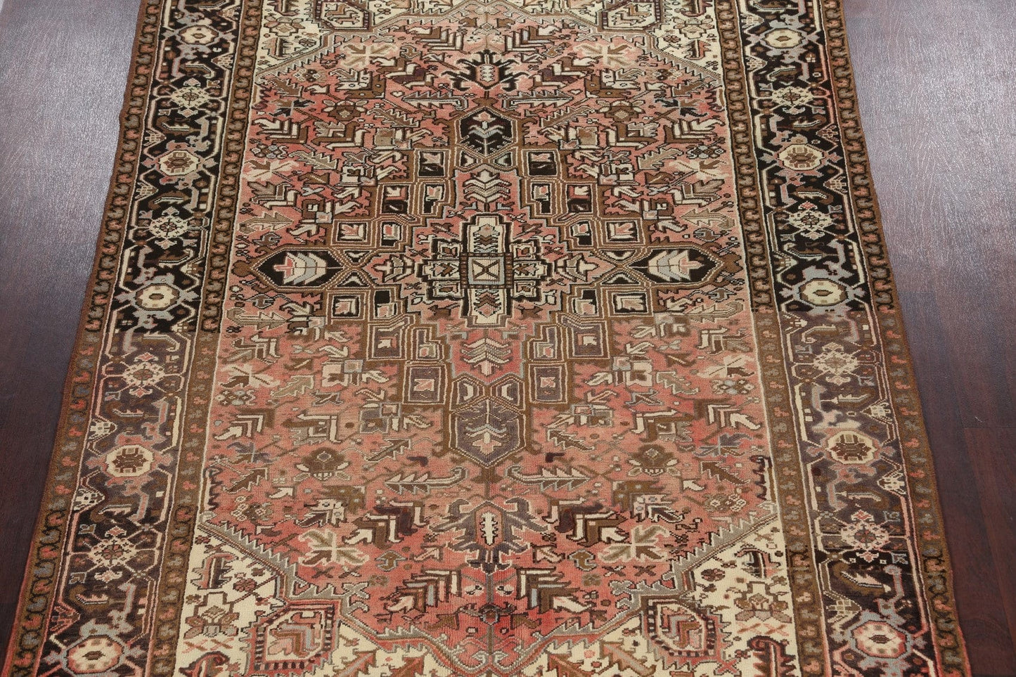 Geometric Heriz Persian Area Rug 7x10