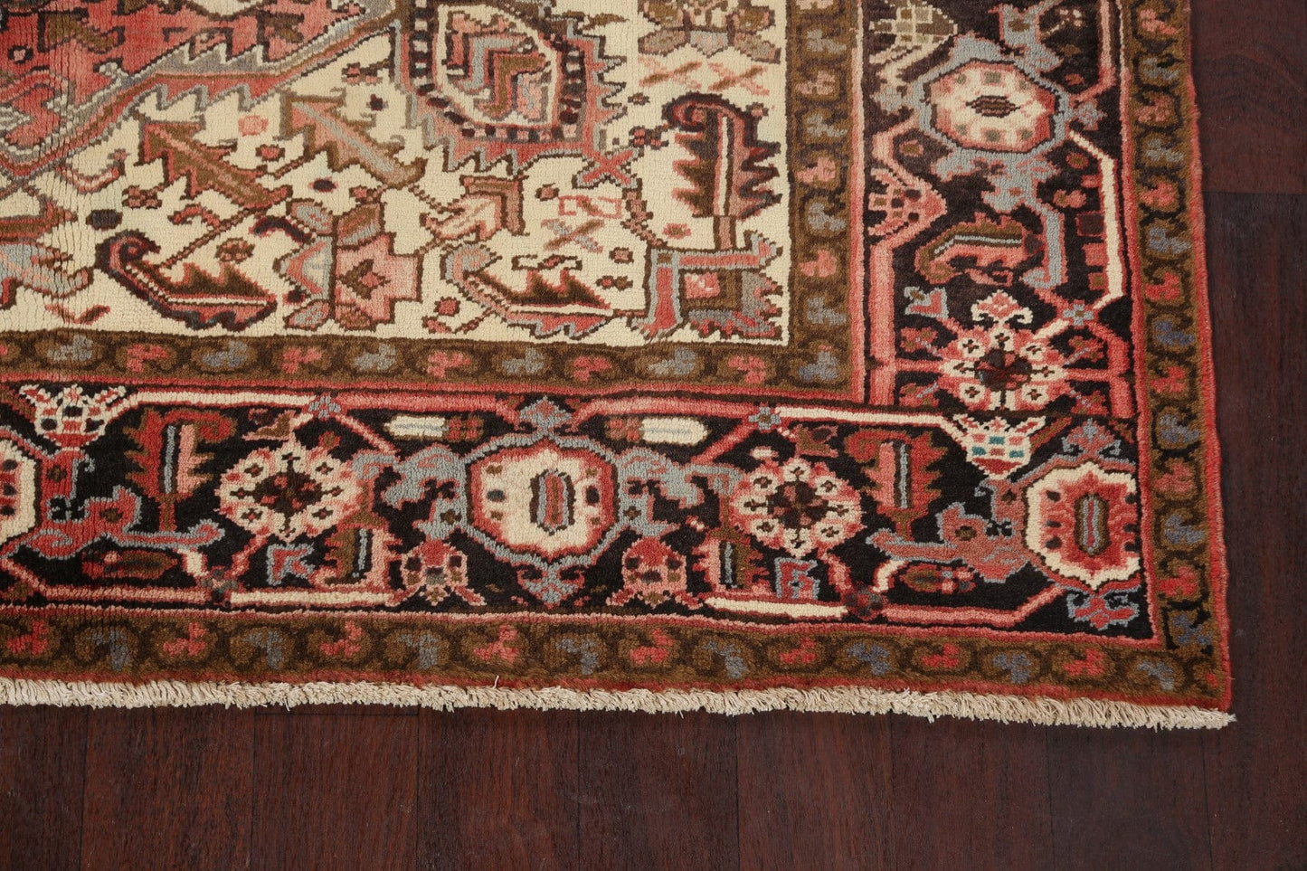 Geometric Heriz Persian Area Rug 7x10