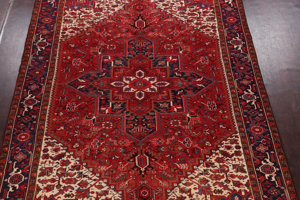 Geometric Heriz Persian Area Rug 8x11