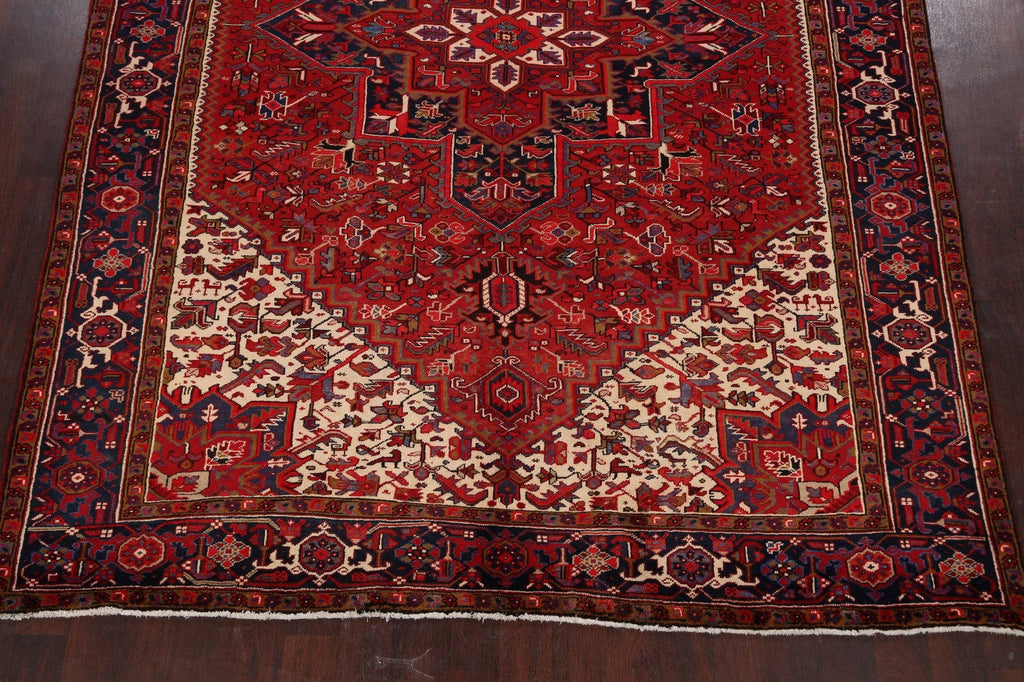 Geometric Heriz Persian Area Rug 8x11