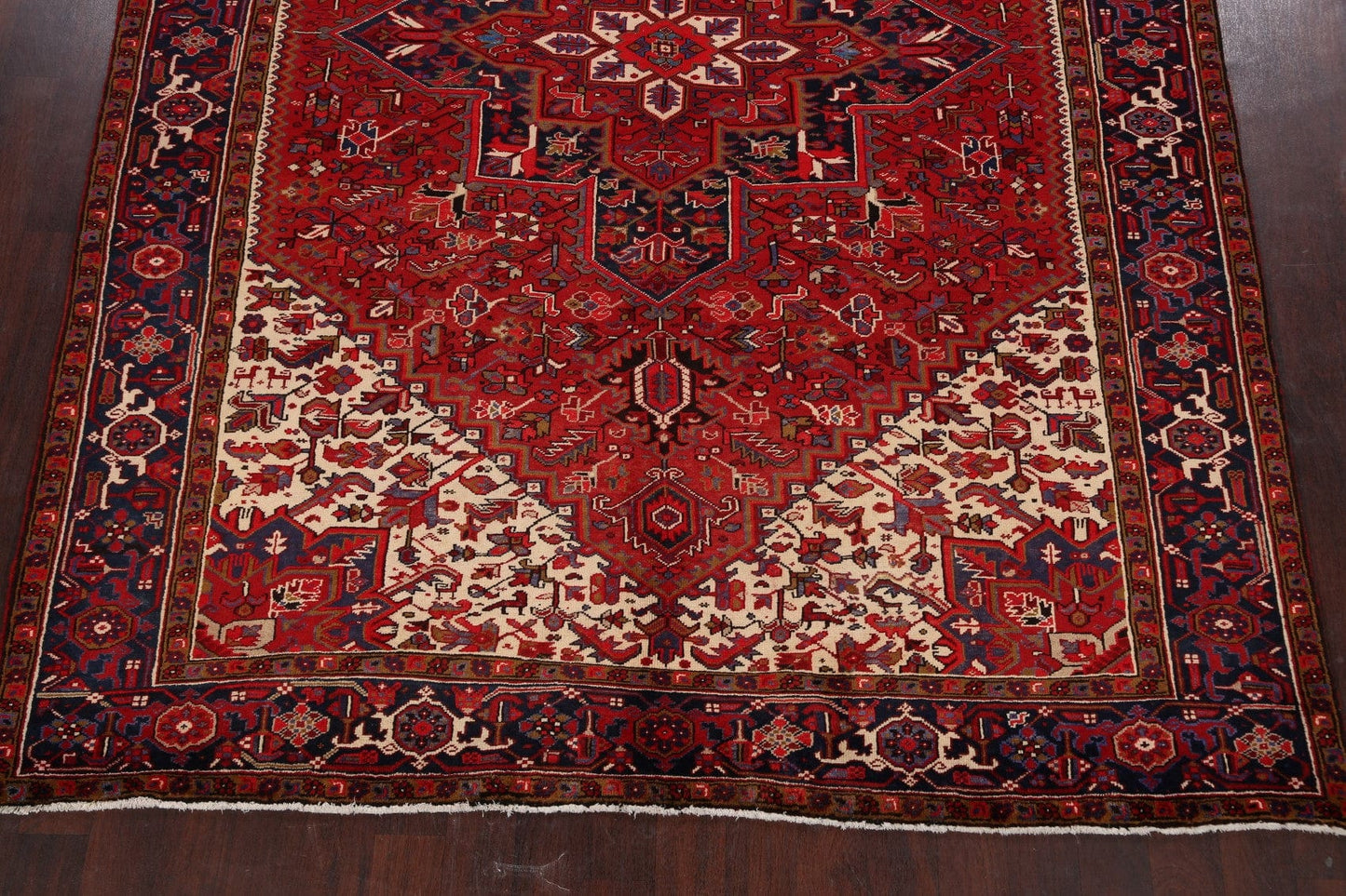 Geometric Heriz Persian Area Rug 8x11