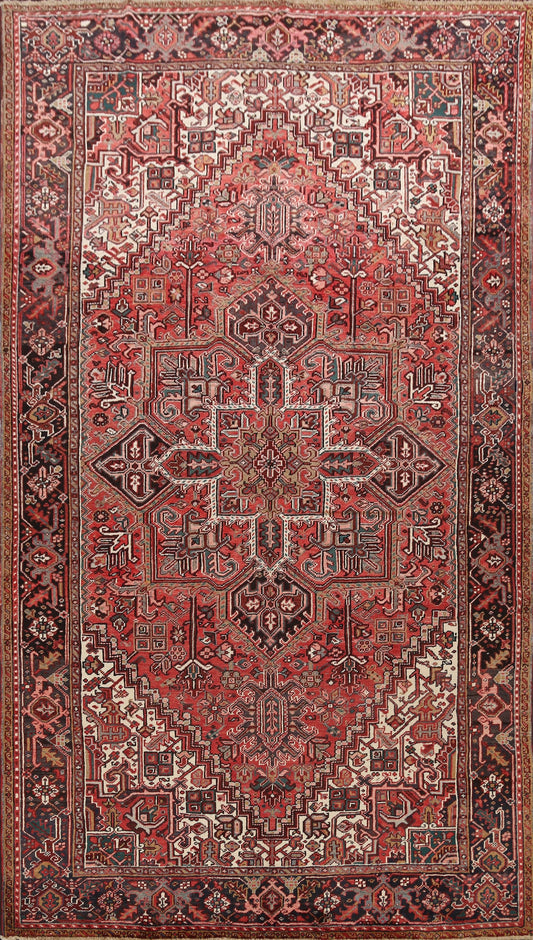 Geometric Heriz Persian Area Rug 8x11