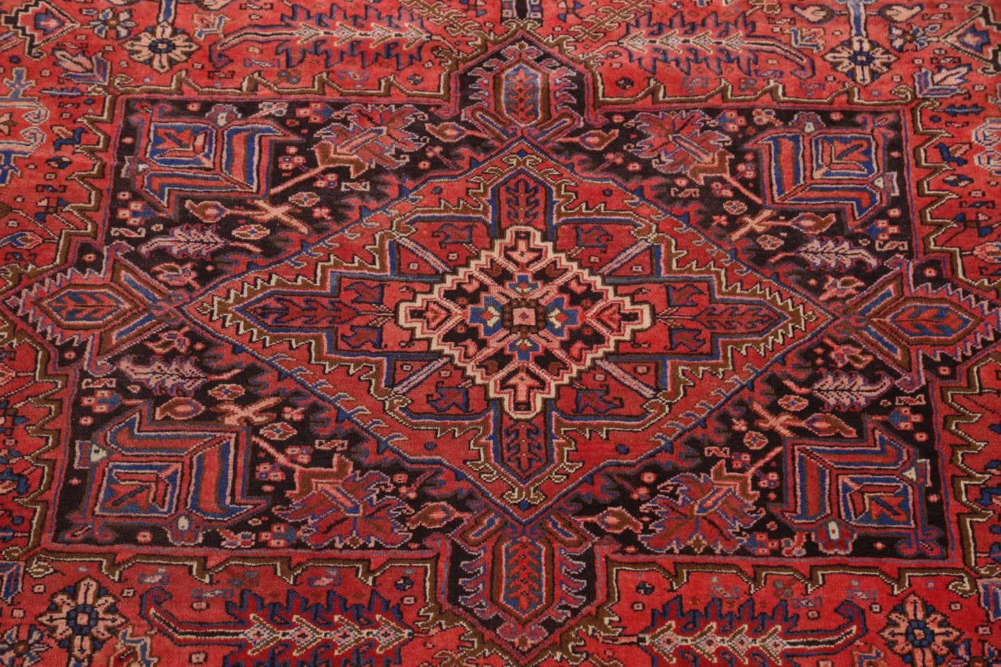 Geometric Heriz Persian Area Rug 8x11