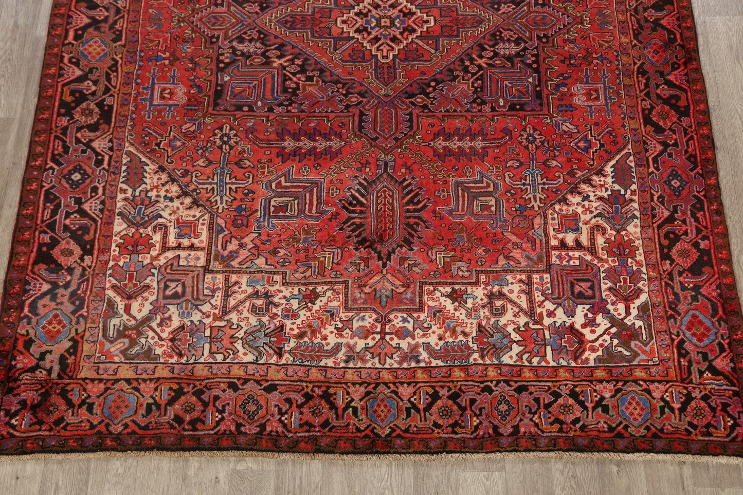 Geometric Heriz Persian Area Rug 8x11