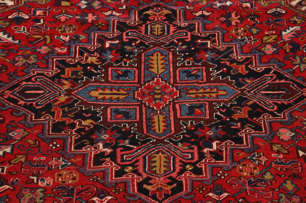 Geometric Heriz Persian Area Rug 9x11